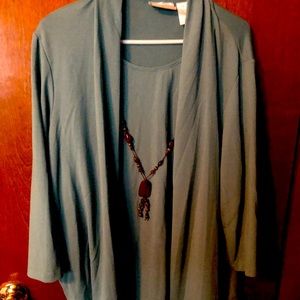 NWOT Sweater set 1X.  Alfred Dunner.